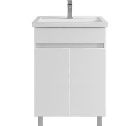 Тумба напольная Sanstar Квадро 60 Без раковины для ванной комнаты 124.1-1.4.1