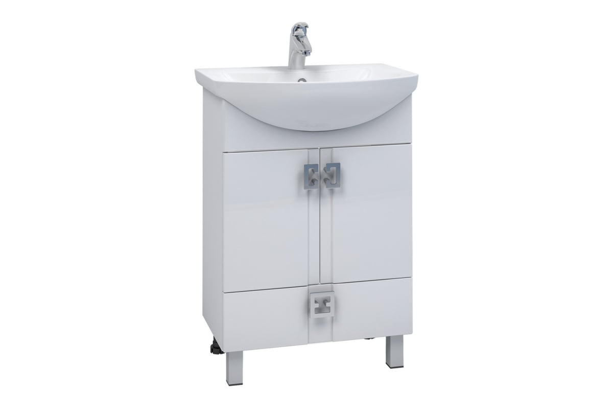 Тумба для ванной MIXLINE \"КВАДРО 1-75\" под умывальник Элеганс-75, ПВХ ...