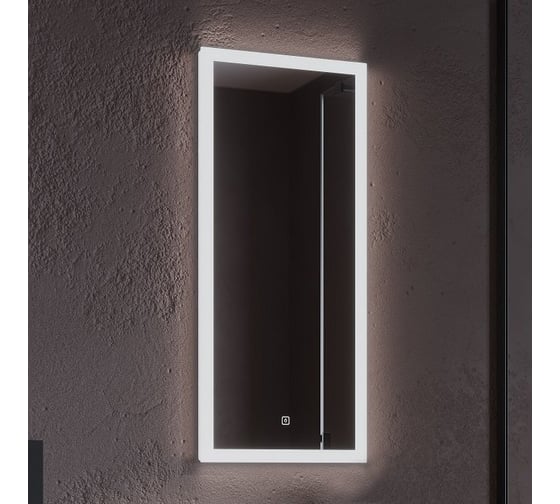 Зеркало для ванной комнаты Sancos Polo 350x800 мм, с подсветкой PL35
