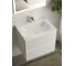 Подвесная тумба Sancos Snob R 590x445x500 мм, c двумя ящиками, оснащенными доводчиками, Bianco SNR60W 3