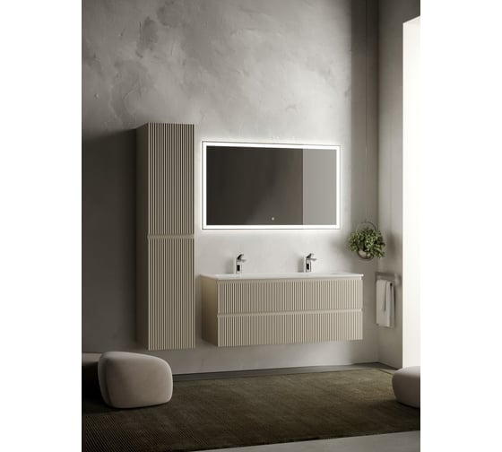 Подвесной шкаф-пенал Sancos Snob R Beige Soft, 350x350x1650 мм PSNR35CE