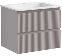 Подвесная тумба Sancos Snob R 590x445x500 мм, c двумя ящиками, оснащенными доводчиками, Doha Soft SNR60SM