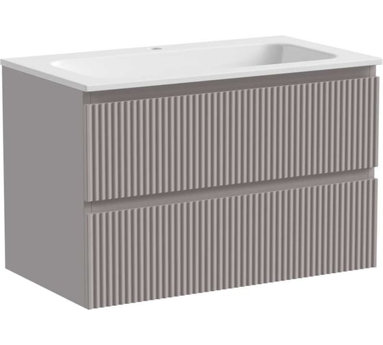 Подвесная тумба Sancos Snob R 790x445x500 мм, c двумя ящиками, оснащенными доводчиками, Doha Soft SNR80SM