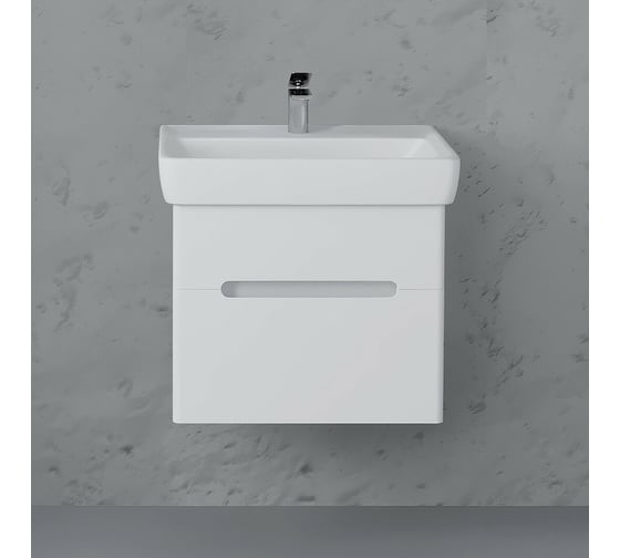 Тумба для раковины LAPARET Accord 60см белая 53x54 см (уп 1 шт) Acc.01.60/P/W х9999288075