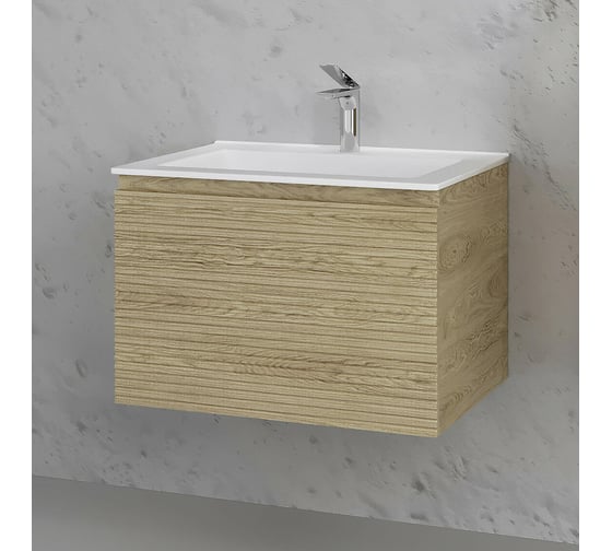 Подвесная тумба LAPARET Intero 70 см бук светлый 50x50 см (уп 1 шт) Int.01.70/P/BuL х9999288081