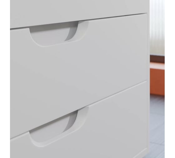 Тумба под раковину для ванной Uperwood Modul_80 см, подвесная, глянцевая, белая 2930205152