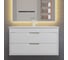 Тумба под раковину для ванной Uperwood Modul_80 см, подвесная, глянцевая, белая 2930205152 2