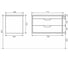 Тумба под раковину для ванной Uperwood Modul_80 см, подвесная, глянцевая, белая 2930205152 6