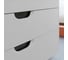 Тумба под раковину для ванной Uperwood Modul_100 см, подвесная, матовая, белая/графит 2930205356 8
