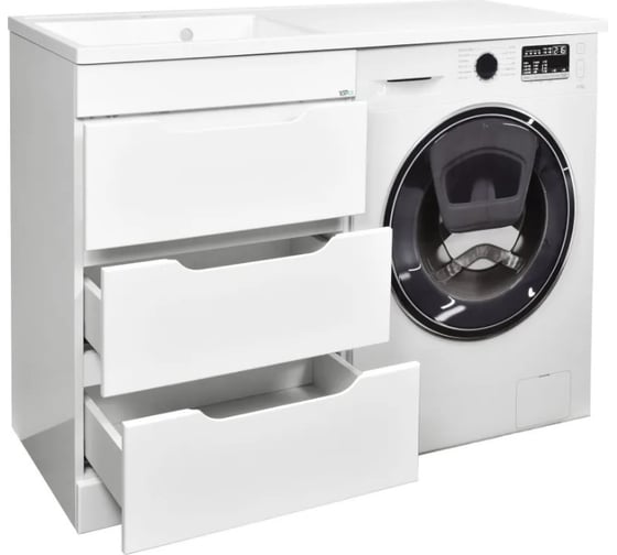Тумба под стиральную машину Toppus Satin 60 правая 9711.019