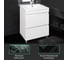 Напольная тумба Toppus Velvet 60 под умывальник quadro, белый матовый 9711.018 8