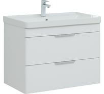 Подвесная тумба Aquanet Ирис new 80 2 ящика, белый глянец 00310146