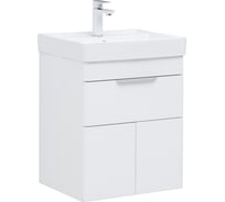 Подвесная тумба Aquanet Ирис new 50 1 ящик, 2 фасада, белый глянец 00310147 25898207