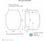 Зеркало Terminus Ватикан с LED подсветкой 800x600 02M80x60B 8
