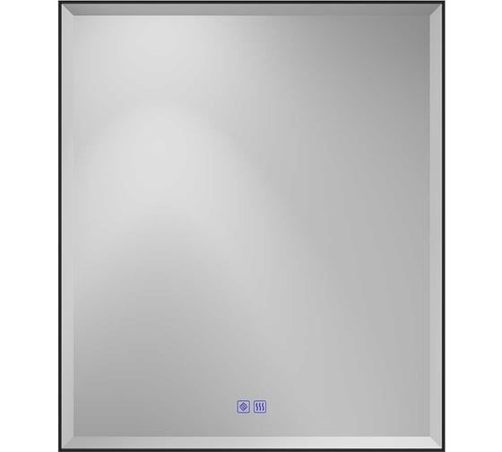 Зеркало Terminus Соренто с LED подсветкой 700x600 (черный) 06M70x60B
