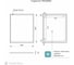 Зеркало Terminus Соренто с LED подсветкой 700x600 (черный) 06M70x60B 8