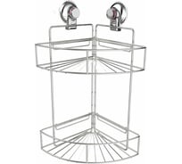 Угловая полка GROMELL Oton 2-х ярусная. материал: нержавеющая сталь DG 0779