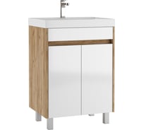 Тумба Домино Karlo под умывальник "Classic 60" без ящика Дуб Вотан DK5302T