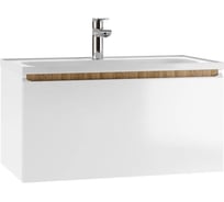 Подвесная тумба Домино Senator под умывальник "Absolute 80" 80 с двумя ящиками В2 DS4302T