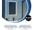 Зеркало Teymi Helmi 50x70, LED Black Edition T20302 ЦБ-00259202 5
