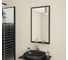 Зеркало Teymi Helmi Loft 50x90, Black Edition, черная стальная рама, полка T20308 ЦБ-00263634 2