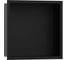 Настенный короб с рамой Hansgrohe Xtrastoris original 30x30x10 см, матовый черный 56061670 00000097750 1