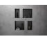 Настенный короб с рамой Hansgrohe Xtrastoris original 30x30x10 см, матовый черный 56061670 00000097750 2