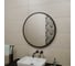 Зеркало Teymi Lina Loft D77, Black Edition, черная рамка T20106 ЦБ-00263639 6