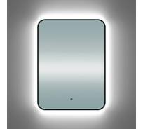 Зеркало Teymi Solli Black Soft Line 60x80, LED подсветка, сенсор T20233S ЦБ-00265144