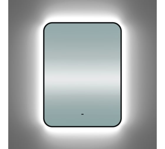 Зеркало Teymi Solli Black Soft Line 60x80, LED подсветка, сенсор T20233S ЦБ-00265144