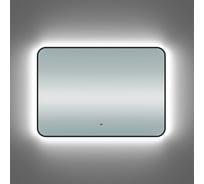 Зеркало Teymi Solli Black Soft Line 100x70, LED подсветка, сенсор T20231S ЦБ-00265140