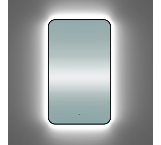 Зеркало Teymi Solli Black Soft Line 60x100, LED подсветка, сенсор T20234S ЦБ-00265142