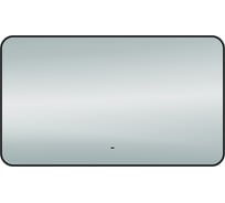 Зеркало Teymi Solli Black Soft Line 120x70, LED подсветка, сенсор на взмах T20230S ЦБ-00265141