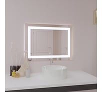 Зеркало с LED подсветкой SANTREK HOME "ПРЕСТИЖ" 600x600 мм 75126
