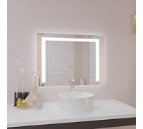Зеркало с LED подсветкой SANTREK HOME "ЛУНА" 600x600 мм 75124