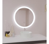 Зеркало с LED подсветкой SANTREK HOME "ФИЕСТА премиум" 800x800 мм (круг) 79483