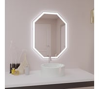 Зеркало с LED подсветкой SANTREK HOME "ОКТАГОН премиум" 600x800 мм 79477