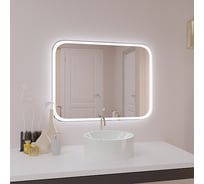 Зеркало с LED подсветкой SANTREK HOME "ЗАТМЕНИЕ премиум" 900x600 мм 79471