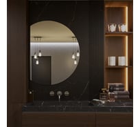 Зеркало Alias Дафна 100x80, обрез слева d10080l