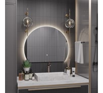 Зеркало Alias Дафна 120x100 с нейтральной LED-подсветкой, обрез снизу d120100b