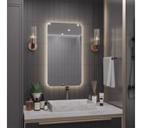 Зеркало Alias Палантин 100x55 с нейтральной LED-подсветкой и механической кнопкой pr1005523