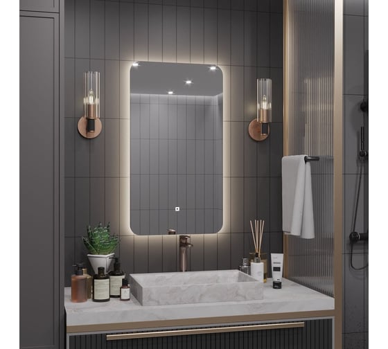 Зеркало Alias Палантин 100x55 с нейтральной LED-подсветкой pr100552 1