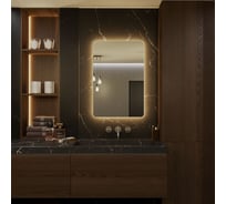 Зеркало Alias Эос 120x80 с тёплой LED-подсветкой и взмах руки, вертикальное en1208032