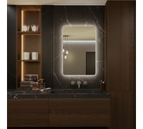 Зеркало Alias Эос 80x60 с нейтральной LED-подсветкой и взмах руки, вертикальное en806022