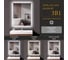 Зеркало Alias Квартал 120x100 с LED-подсветкой 3в1, вертикальное q1201004 2