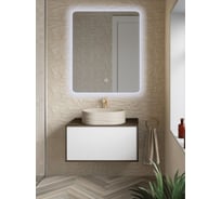 Зеркало Alias Эос 90x70 с холодной LED-подсветкой, вертикальное en90701