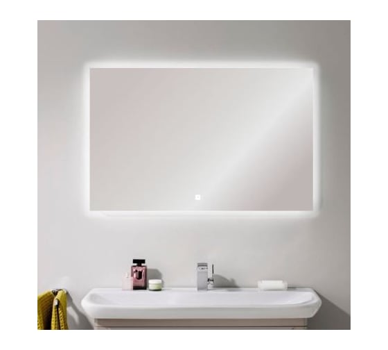 Зеркало Alias Квартал 90x140 с LED-подсветкой 3в1 горизонтальное q901404 1