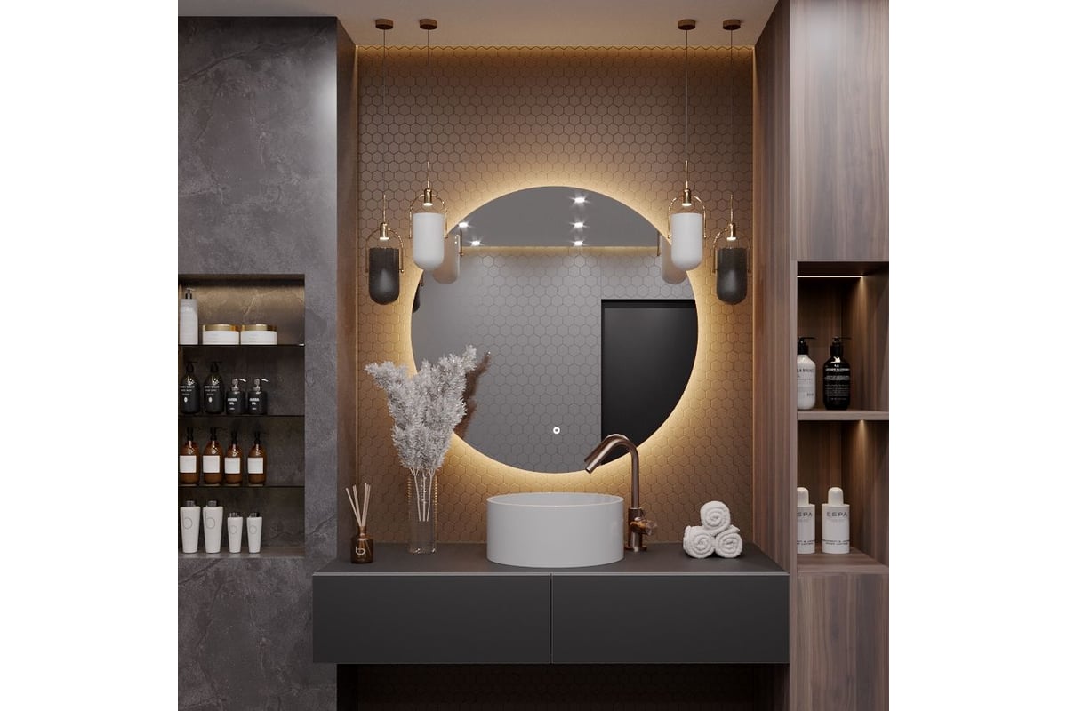 Современное зеркало в ванну: ТОП-10 в дизайне