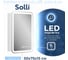 Зеркальный шкаф Teymi Solli 50x75, LED, сенсор, часы, смена цвета T60209CS ЦБ-00263646 4