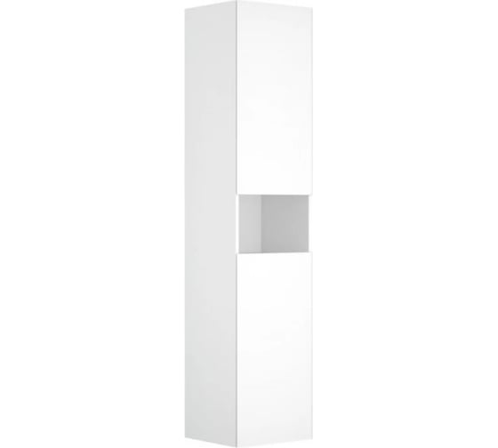 Высокий шкаф-пенал Keuco Stageline 400x1800x360 мм., 2 дверцы петли справа, 4 стеклянные полочки с освещением 32831970102 00000119831